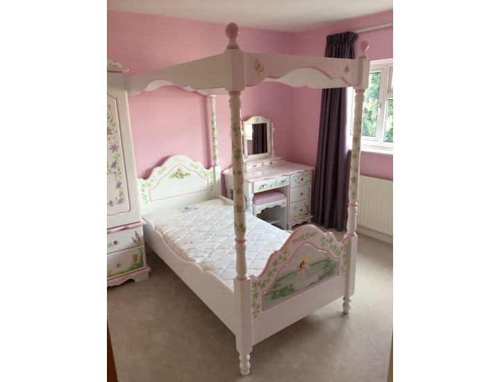 Four Poster Bed Woodland Fairies 
